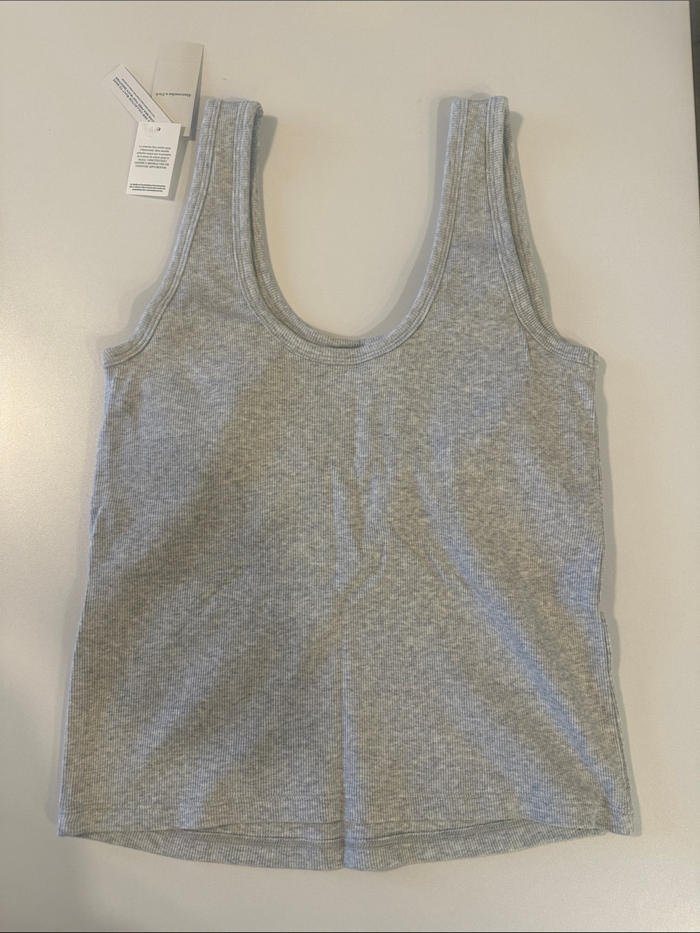 Abercrombie & Fitch Gray Ribbed Tank Top - Picture 5 of 12